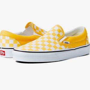 VANS CLASSIC SLIP-ON CHECKERBOARD SNEAKERS